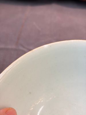 Seven Chinese blue and white, famille rose, and celadon wares, 18/19th C. — foto 5