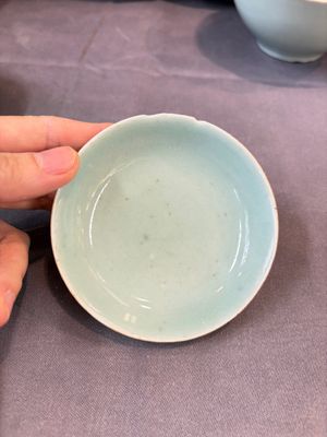 Seven Chinese blue and white, famille rose, and celadon wares, 18/19th C. — foto 10