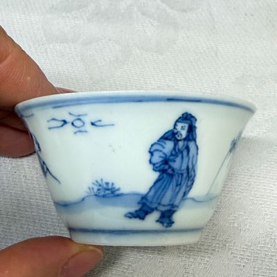 Seven Chinese blue and white wares — photo 11