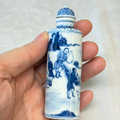Seven Chinese blue and white wares — photo 35