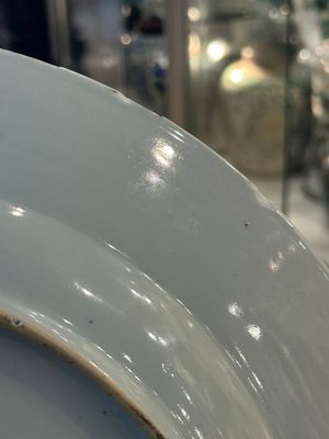 Seven Chinese blue, white, Imari-style and famille rose plates, Kangxi/Qianlong — photo 22