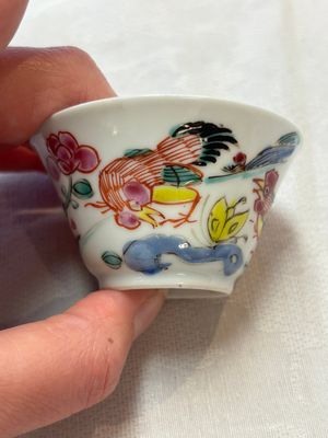 Seven Chinese famille rose cups and saucers, Yongzheng/Qianlong — photo 20