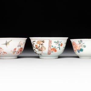 Seven Chinese famille rose cups and saucers, Yongzheng/Qianlong — photo 13