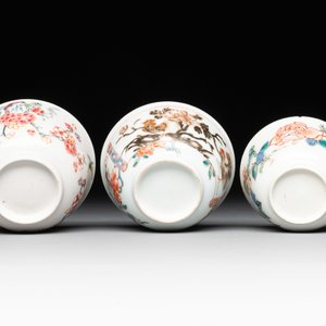 Seven Chinese famille rose cups and saucers, Yongzheng/Qianlong — photo 17