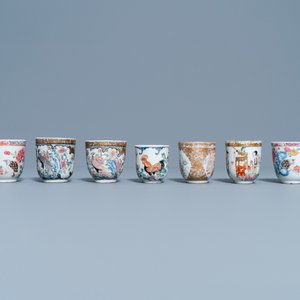 Seven Chinese famille rose cups, Yongzheng — photo 3