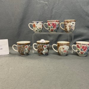 Seven Chinese famille rose cups, Yongzheng — photo 8