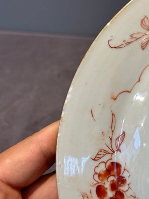 Seven Chinese famille rose 'Madame de Pompadour' plates, Qianlong, ca. 1745 — foto 34