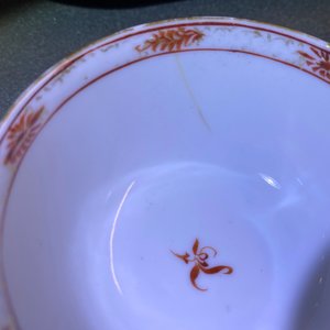 Seven Chinese famille rose 'Mandarin' cups and saucers, Qianlong — photo 21