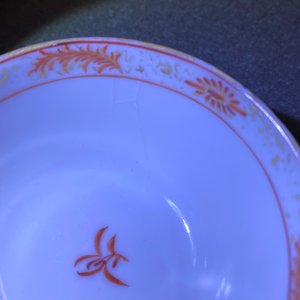 Seven Chinese famille rose 'Mandarin' cups and saucers, Qianlong — photo 22