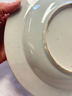 Seven Chinese famille rose plates with floral design, Qianlong — foto 3