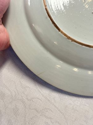 Seven Chinese famille rose plates with floral design, Qianlong — foto 10