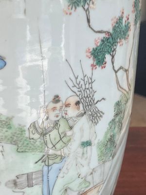 Seven Chinese famille rose vases, 19/20th C. — foto 11