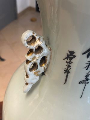 Seven Chinese famille rose vases, 19/20th C. — foto 42