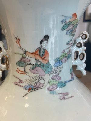 Seven Chinese famille rose vases, 19/20th C. — foto 45