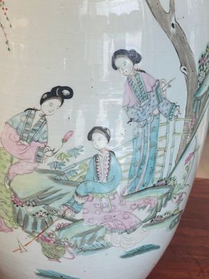 Seven Chinese famille rose vases, 19/20th C. — foto 54