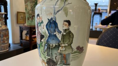 Seven Chinese famille rose vases, 19/20th C. — foto 61