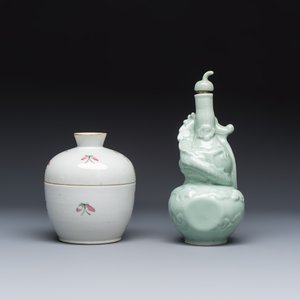 Seven Chinese famille rose, verte and monochrome wares — 照片 24