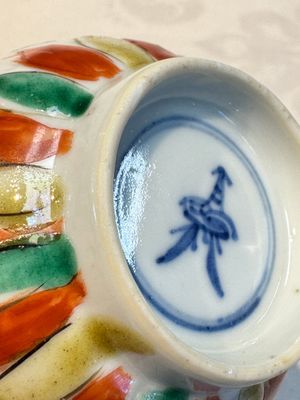 Seven Chinese famille verte cups and four saucers, conch shell and lingzhi marks, Kangxi — photo 39