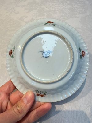Seven Chinese famille verte cups and four saucers, conch shell and lingzhi marks, Kangxi — photo 64
