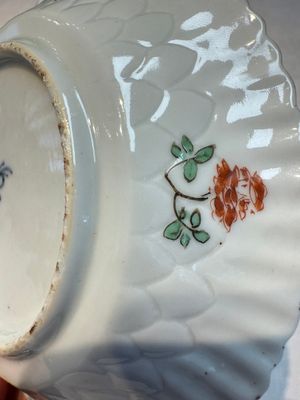 Seven Chinese famille verte cups and four saucers, conch shell and lingzhi marks, Kangxi — photo 65