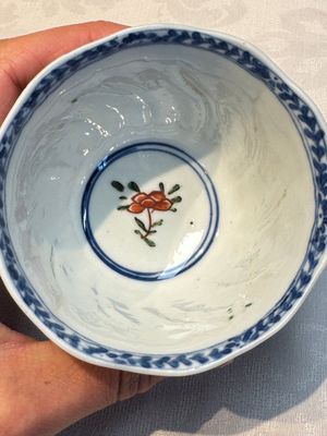 Seven Chinese famille verte cups and four saucers, conch shell and lingzhi marks, Kangxi — photo 75
