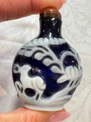 Seven Chinese glass snuff bottles, Daoguang mark, 19/20th C. — photo 14