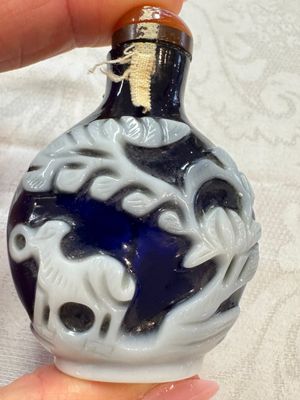 Seven Chinese glass snuff bottles, Daoguang mark, 19/20th C. — photo 16