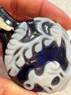 Seven Chinese glass snuff bottles, Daoguang mark, 19/20th C. — photo 20