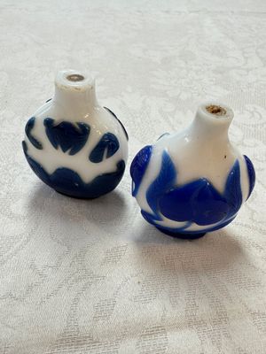 Seven Chinese glass snuff bottles, Daoguang mark, 19/20th C. — photo 2