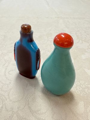 Seven Chinese glass snuff bottles, Daoguang mark, 19/20th C. — photo 21