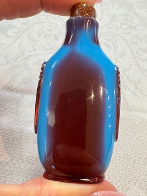 Seven Chinese glass snuff bottles, Daoguang mark, 19/20th C. — photo 22