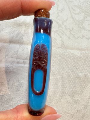 Seven Chinese glass snuff bottles, Daoguang mark, 19/20th C. — photo 25