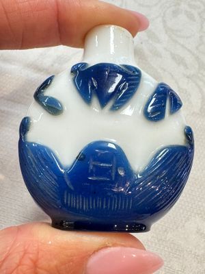Seven Chinese glass snuff bottles, Daoguang mark, 19/20th C. — photo 10