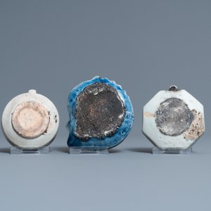 Seven Korean blue and white water droppers, 18/19th C. — 照片 4