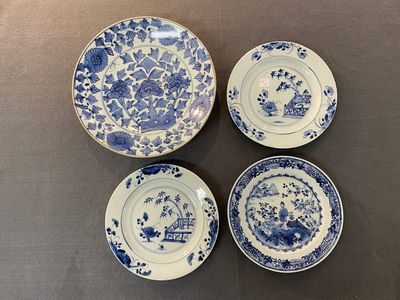 Seven pieces of Chinese blue and white porcelain, Kangxi/Qianlong — photo 9