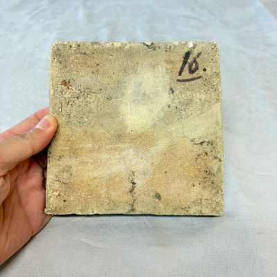 Seven polychrome Frisian 'Chinoiserie' tiles — photo 14