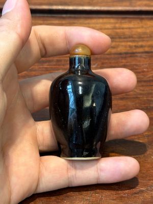 Seven varied Chinese monochrome snuff bottles, Kangxi mark, 18/19th C. — photo 27
