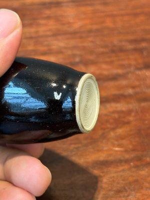 Seven varied Chinese monochrome snuff bottles, Kangxi mark, 18/19th C. — photo 32