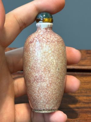 Seven varied Chinese monochrome snuff bottles, Kangxi mark, 18/19th C. — photo 44