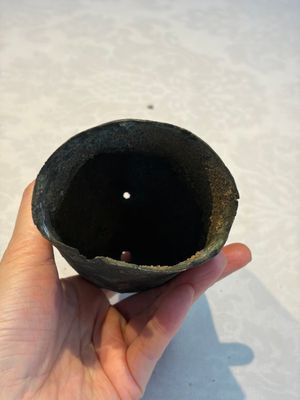 Seven various Chinese bronze and cast-iron bells, Han and later — photo 18