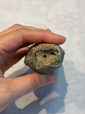 Seven various Chinese bronze and cast-iron bells, Han and later — photo 10