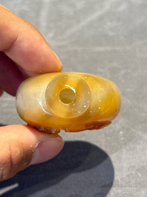 Seven various Chinese jade, agate and glass snuff bottles, 19/20th C. — photo 30