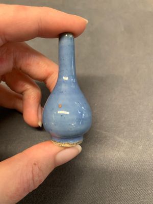 Seven various Chinese monochrome miniature vases, Kangxi/Qianlong — photo 17