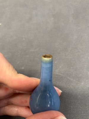 Seven various Chinese monochrome miniature vases, Kangxi/Qianlong — photo 18