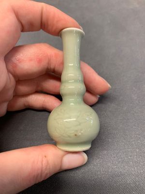Seven various Chinese monochrome miniature vases, Kangxi/Qianlong — photo 4