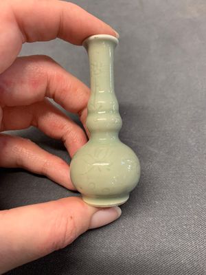 Seven various Chinese monochrome miniature vases, Kangxi/Qianlong — photo 5
