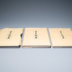 Shanghai, 1955: Gems of Chinese paintings, 'Hua yuan duo ying', three volumes, first edition — photo 3