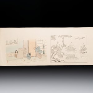 Sheets from Fables Choisies by Jean-Pierre Claris de Florian, illustrated woodblock prints by Japanese artists under Pierre Barboutau, 1895 — photo 11
