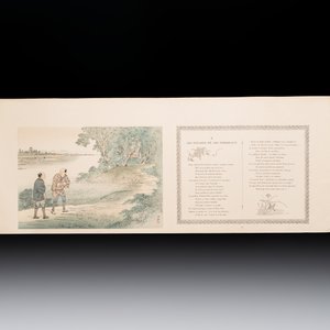 Sheets from Fables Choisies by Jean-Pierre Claris de Florian, illustrated woodblock prints by Japanese artists under Pierre Barboutau, 1895 — photo 13