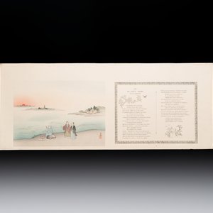 Sheets from Fables Choisies by Jean-Pierre Claris de Florian, illustrated woodblock prints by Japanese artists under Pierre Barboutau, 1895 — photo 15